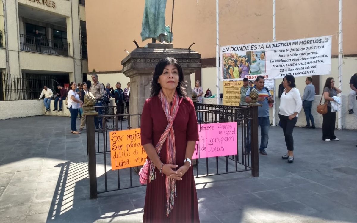 MARÍA LUISA VILLANUEVA SIGUE SIN RECONOCIMIENTO DE INOCENCIA TRAS MÁS DE 25 AÑOS DE PROCESO JUDICIAL EN MORELOS