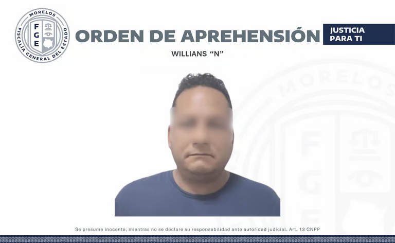 ORDEN DE APREHENSIÓN CONTRA PROBABLE RESPONSABLE DE HOMICIDIO CALIFICADO EN LA COLONIA PATIOS DE LA ESTACIÓN, MUNICIPIO DE CUERNAVACA