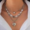 White K necklace