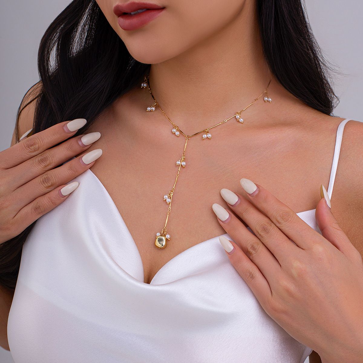 French Elegant Pearl Beaded Necklace - Yunhai Jewelry