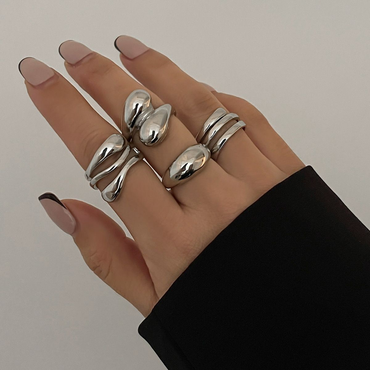 Ring - White Gold 4-Piece Set