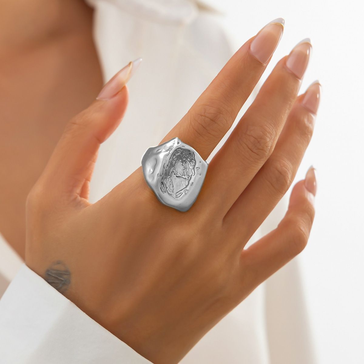 Antique silver ring