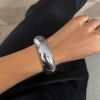 01 White Gold Bracelet