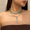 05 White K Necklace