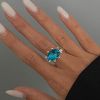 Silver + Sea Blue