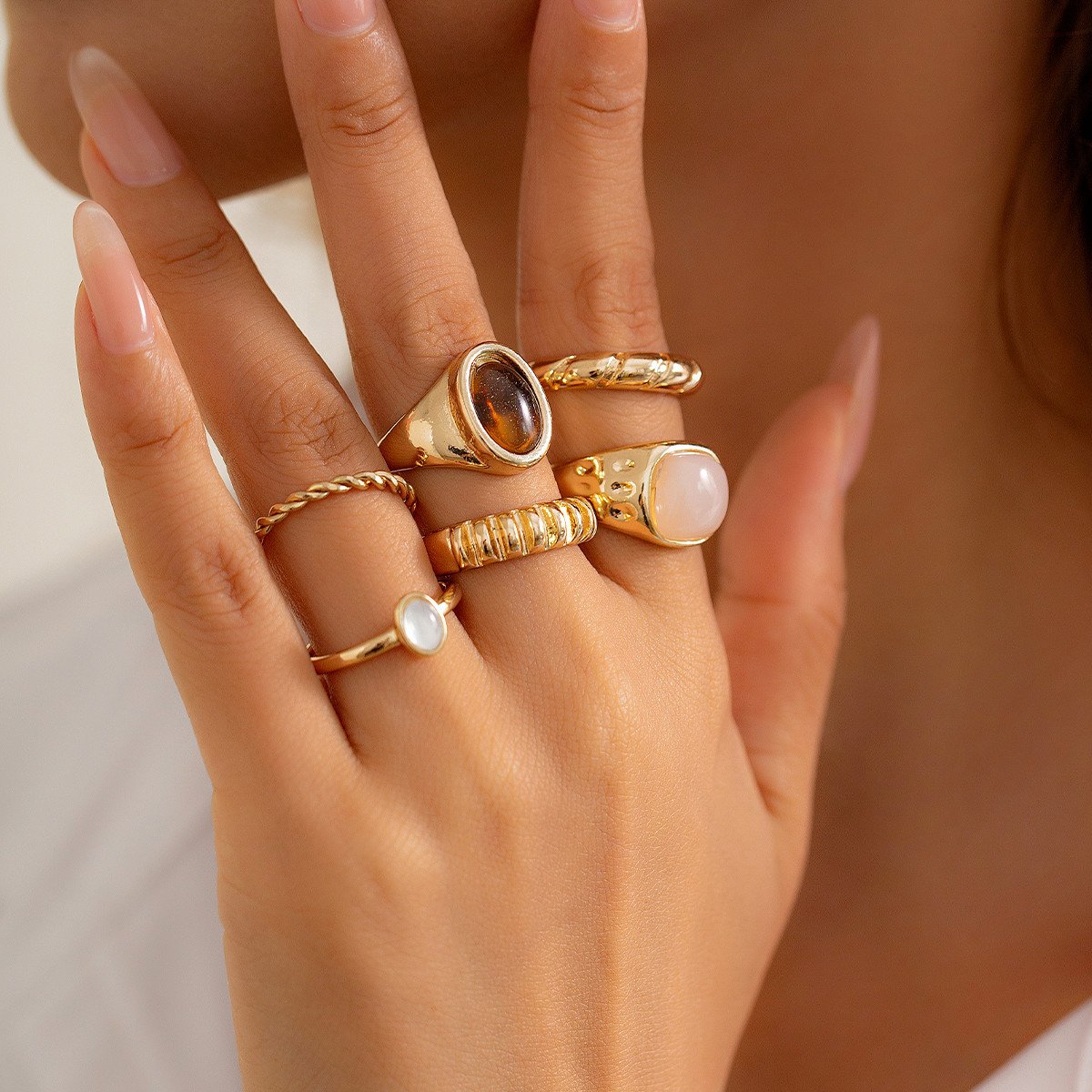 Light gold set
