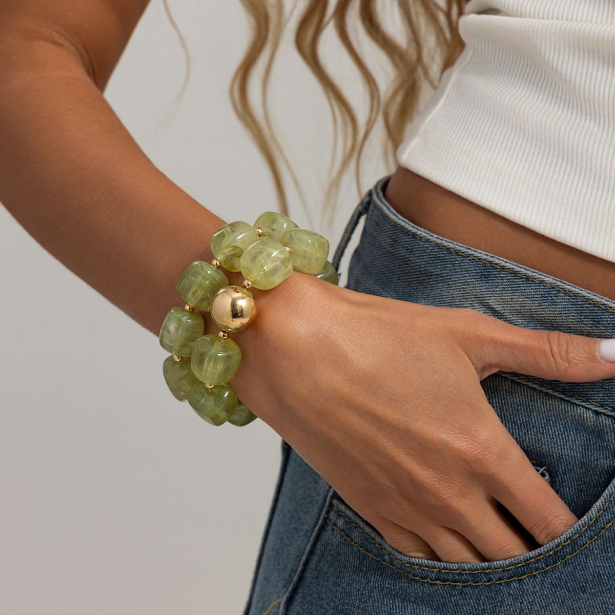 Golden + Grass Green