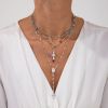 01 White K Necklace Set