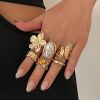 07 Light Gold Ring Set