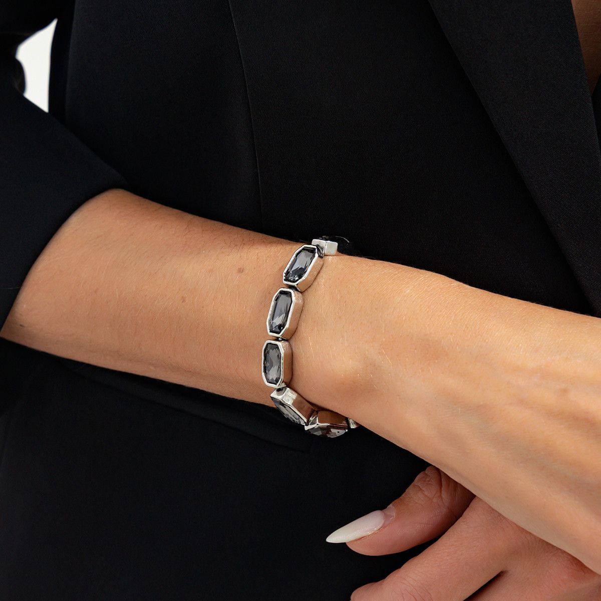 02 White K Bracelet