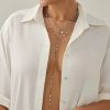06 White K Necklace