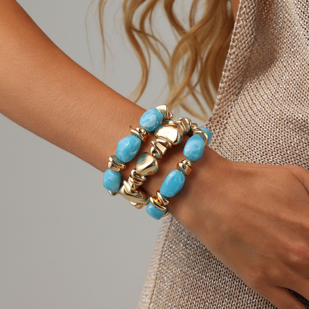 Gold + Blue