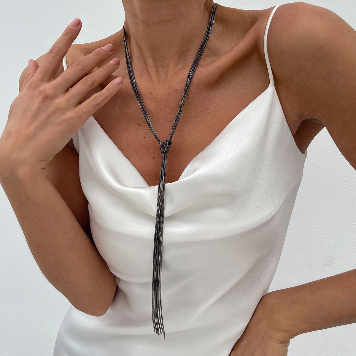 02 Gun Black Necklace
