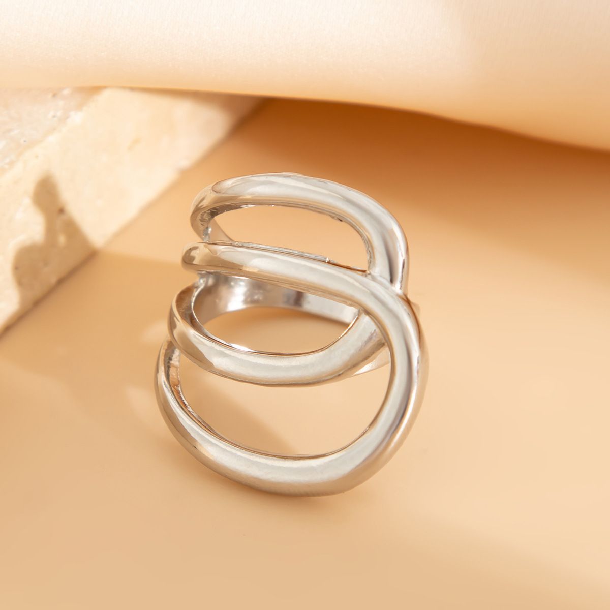 05 White K Ring