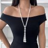 White necklace