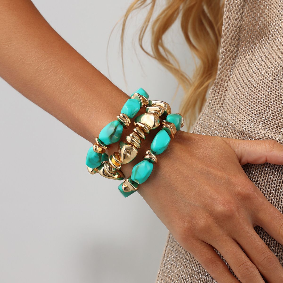 Gold + Green