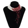 01 White K Necklace