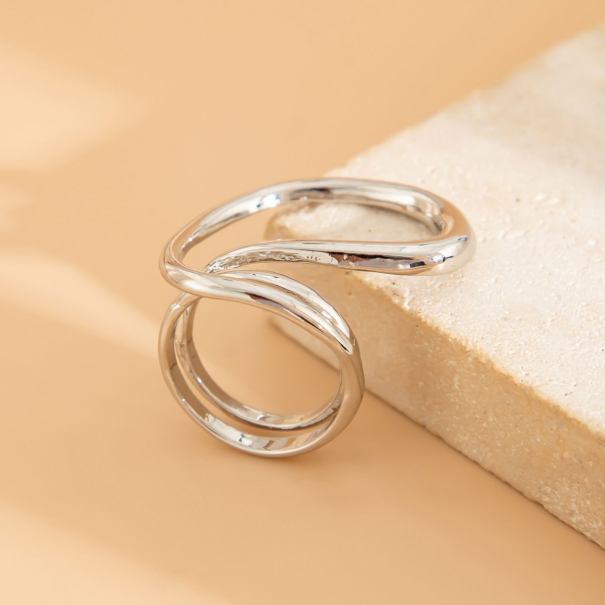 07 White K Ring