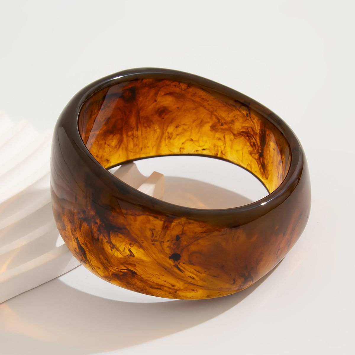 Retro Irregular Wide-Face Gradient Bracelet - Yunhai Jewelry