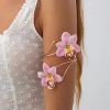 Gold and Pink Arm Bracelet