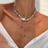 02 White K Necklace