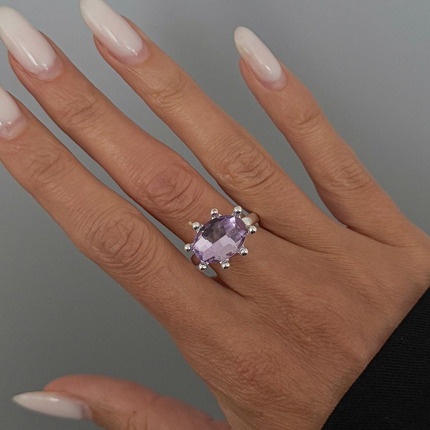 Silver + Purple