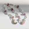 Antique Silver + Purple