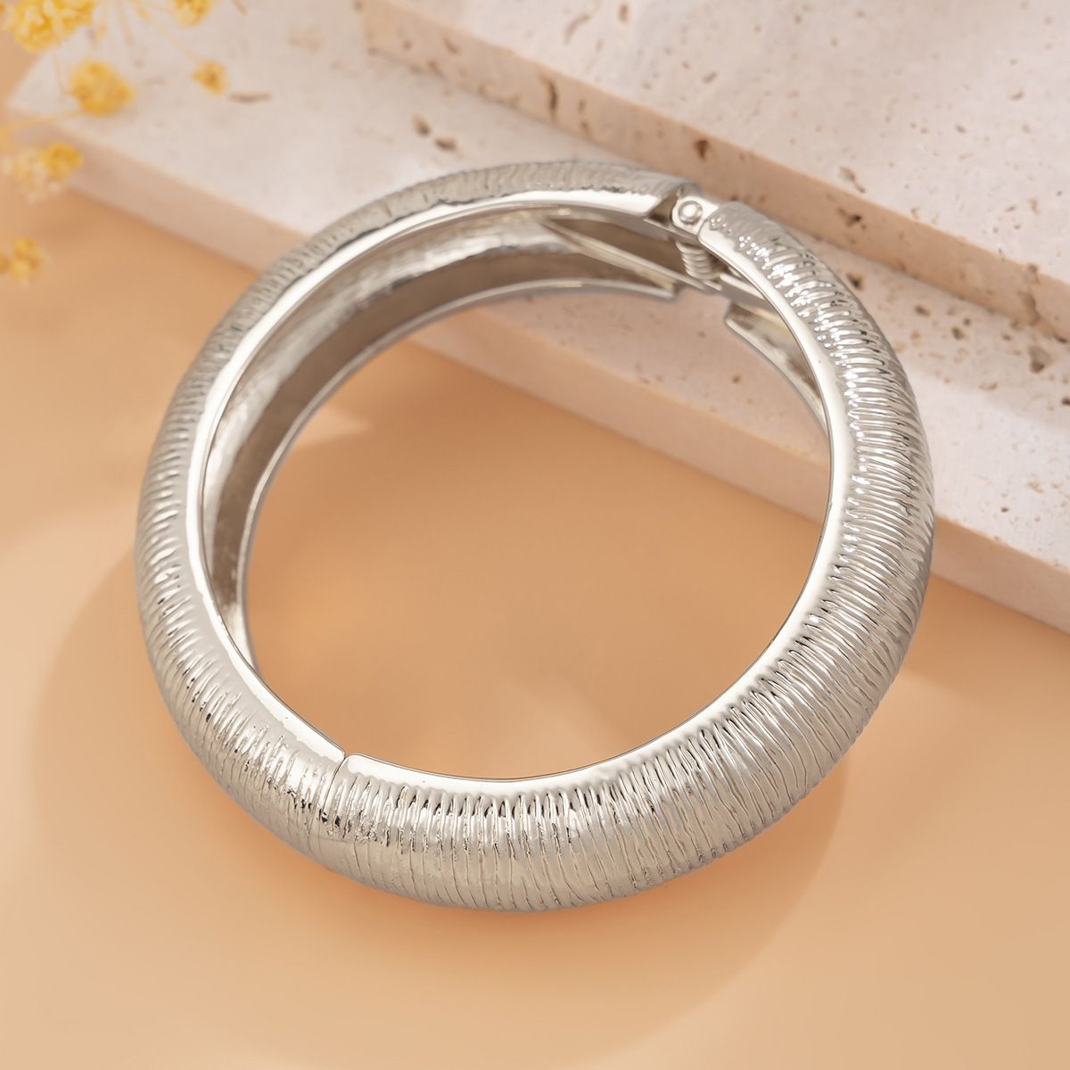 01 White K Bracelet