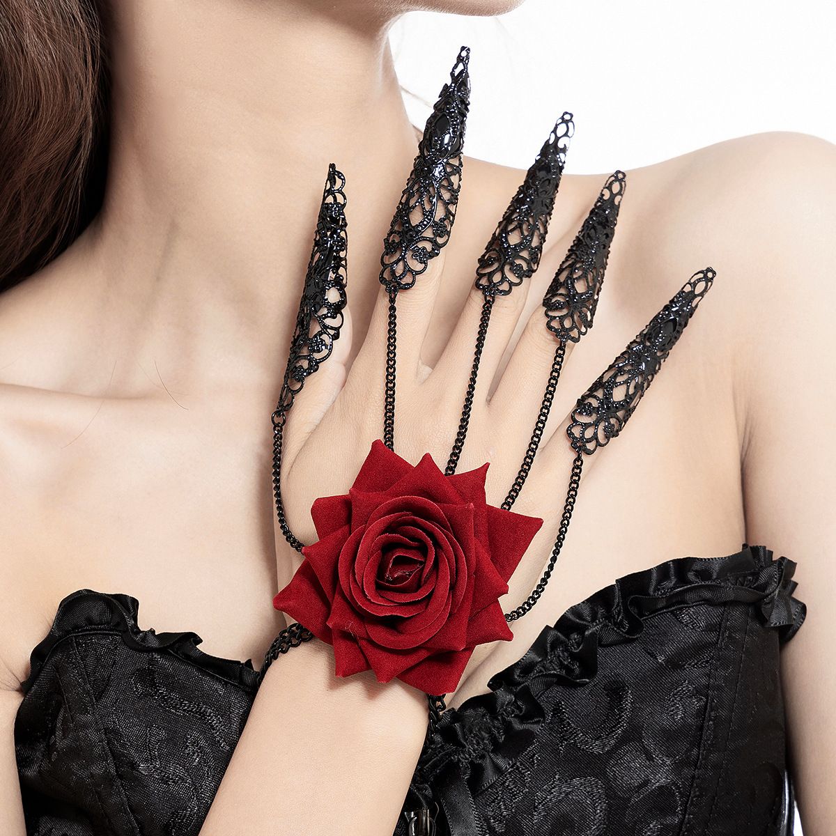 Black + Red Bracelet