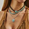02 White K Necklace