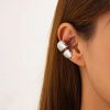 White K ear clip