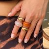 Light Gold Ring Set