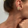 05 Antique Silver Ear Clip (Single Piece)