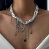 02 White K Necklace