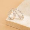 04 White K Ring