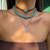 02 White K Necklace