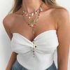 Golden 4-Piece Necklace Set