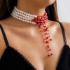 02 White K Necklace