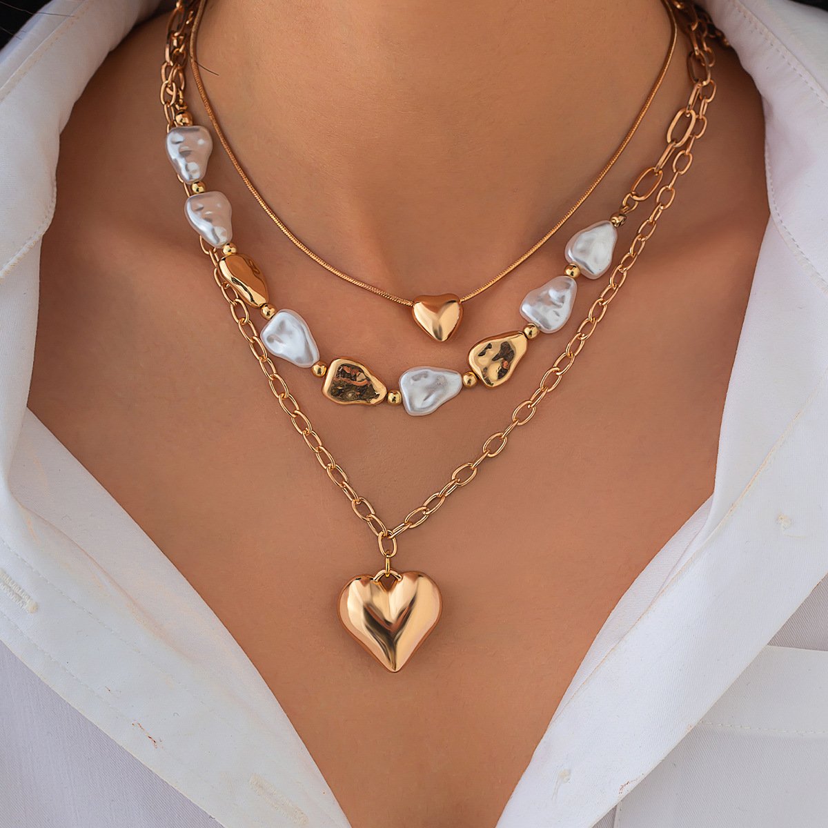 Golden necklace
