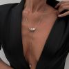 01 White K Necklace