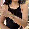 Golden Bracelet Set