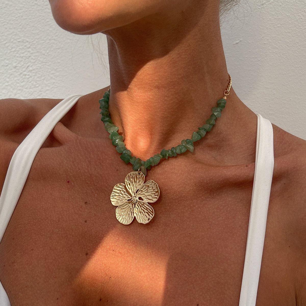 Golden necklace