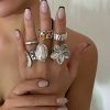 07 White K Ring Set
