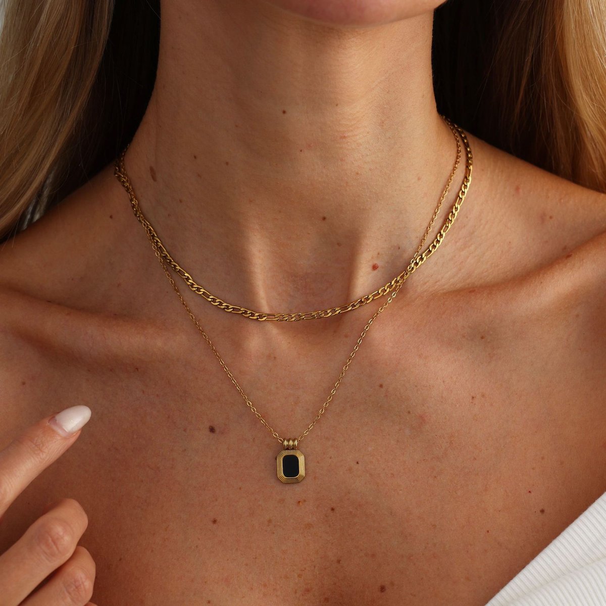 Golden necklace