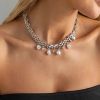 03 White K Necklace