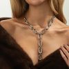 01 White K Necklace