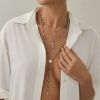 08 White K Necklace