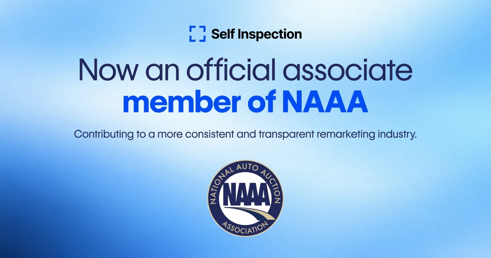 Self Inspection joins the National Auto Auction Association