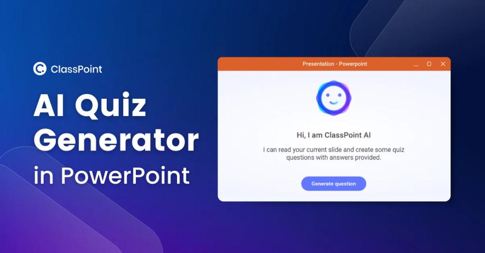 image of ClassPoint AI Quiz Generator