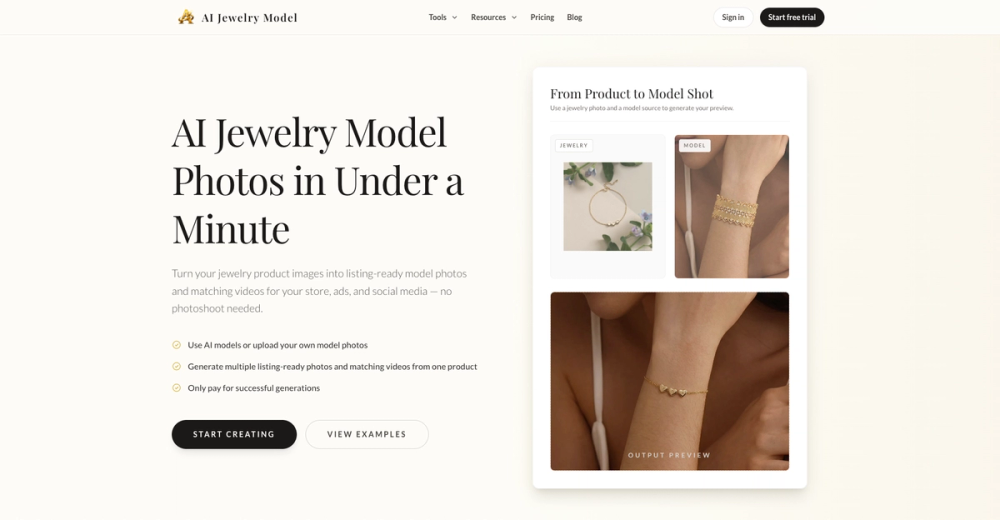 image of AI Jewelry Model